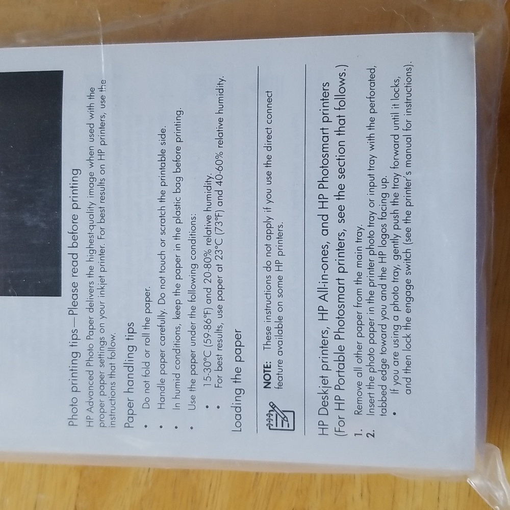Advanced HP Photo Paper - Picture 4 of 4